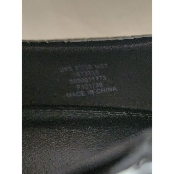 ASOS Design Women's Black Mock Croc Faux Leather Block Heel Court Shoes Size 7 - Picture 10 of 13